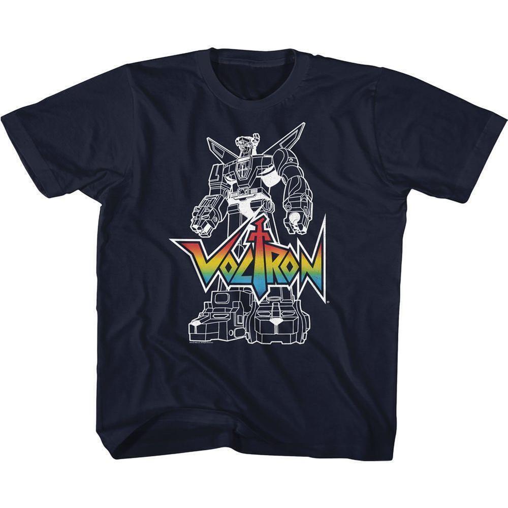 Voltron Voltron With Logo Navy Youth T Shirt